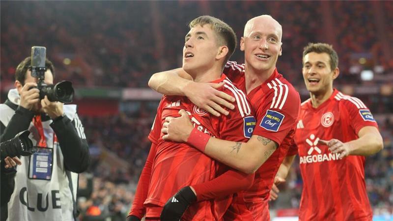 Fortuna Düsseldorf kann endlich wieder jubeln.