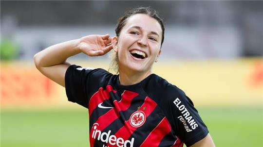 Frankfurter Matchwinnerin gegen Sparta Prag: Barbara Dunst.Fotograf