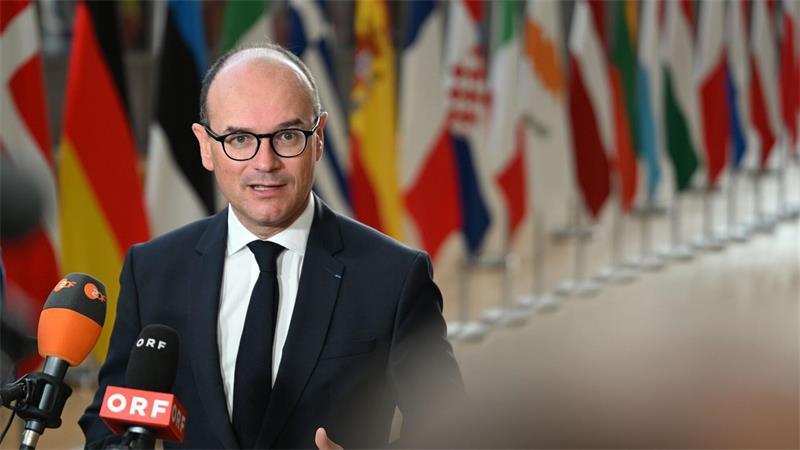 Deutschland und Frankreich ringen um EU-Industrieförderung Frankreichs Minister Sébastien Martin in Brüssel: „Made in Europe, das heißt Europa.“