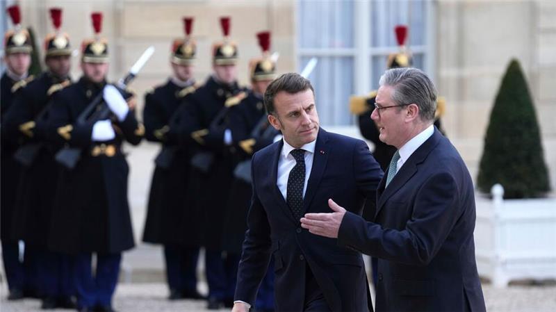 In Großbritannien: Weiteres Ukraine-Gipfeltreffen Frankreichs Präsident Emmanuel Macron und der britische Premier Keir Starmer sind in Kontakt mit Donald Trump.