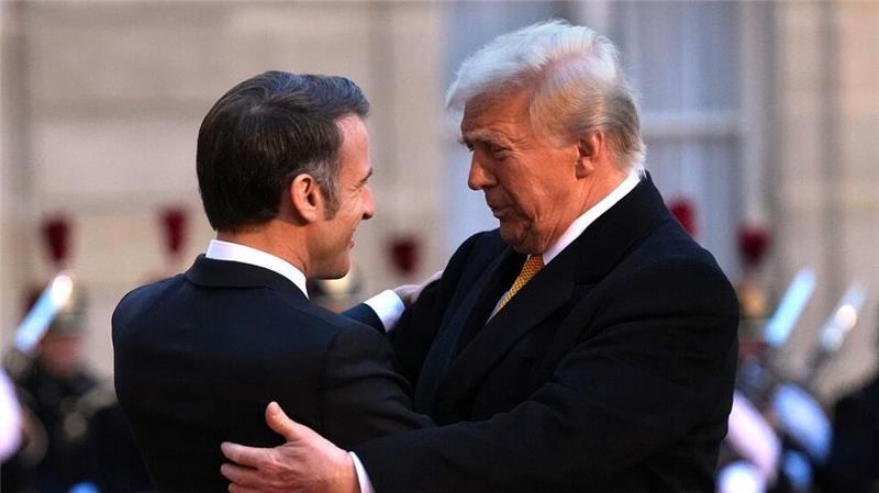 Frankreichs Staatschef will mit US-Präsident Trumpf über den Ukraine-Krieg beraten. (Archivbild)
