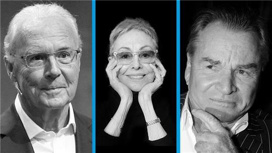 Franz Beckenbauer, Catharina Valente und Fritz Wepper sind 2024 verstorben.