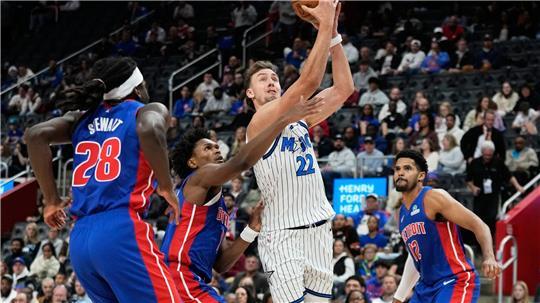 Franz Wagner kassiert mit Orlando vierte Niederlage in Serie Franz Wagner tat sich mit den Magic in Detroit schwer.