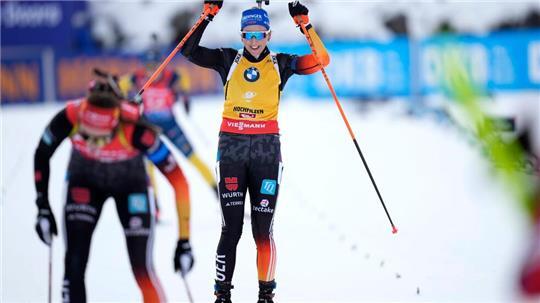 Franziska Preuß behält ihr Gelbes Trikot.