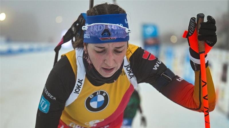 Preuß in Oberhof chancenlos: Attacke auf Weltverband Franziska Preuß hatte keine Chance auf den Sieg.