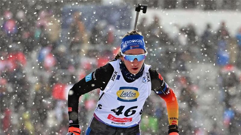 „Einfach glücklich“: Preuß jubelt über WM-Silber Franziska Preuß holte Silber im Sprint.