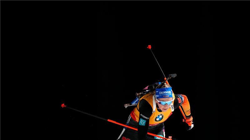 Biathletin Preuß nur 15. - Konkurrentin holt auf Franziska Preuß konnte dieses Mal nicht in den Kampf um die Podestplätze eingreifen.