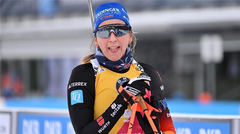 Franziska Preuß verliert Punkte im Gesamtweltcup.