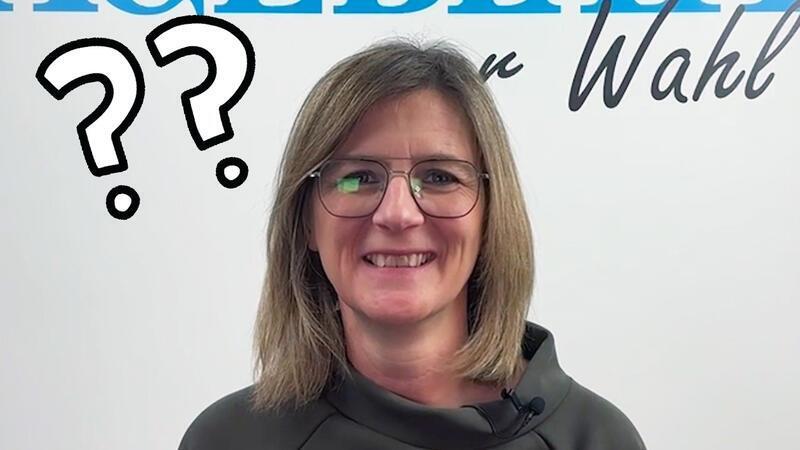 Fragensprint: Wovon Direktkandidatin Frauke Langen heimlich Fan ist Frauke Langen lächelt in die Kamera.