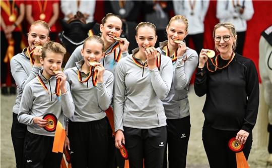 Fredenbeck ist Deutscher Meister bei den Juniorteams. Foto: Alina Roß/Kaiser