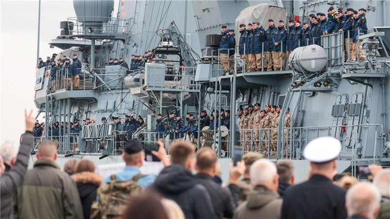 Fregatte „Brandenburg“ kehrt von UNIFIL-Einsatz zurück