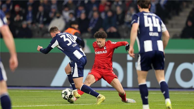 Freiburgs Derry Scherhant spielte bis zum Sommer bei den Berlinern. 