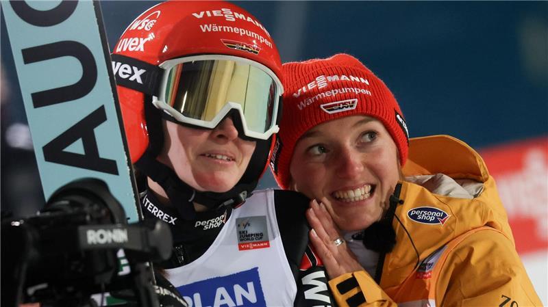 Freitag und Schmid pochen auf eine Vierschanzentournee. (Archivbild)