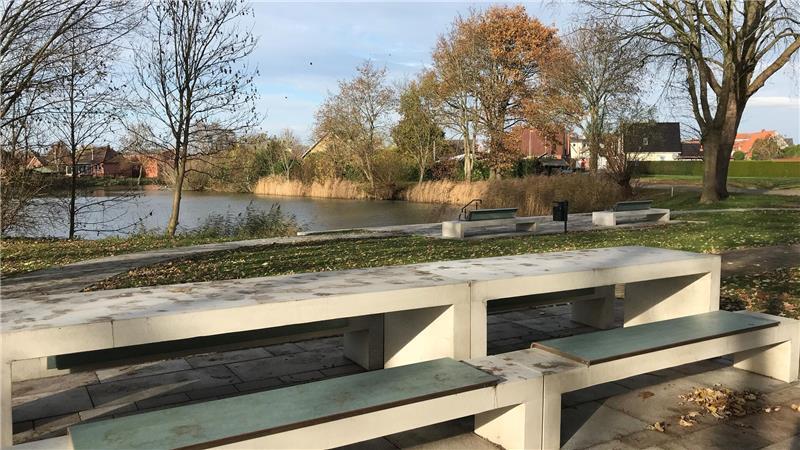 Freizeitplatz am Bassin in Freiburg.