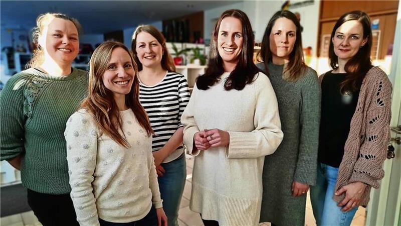 Freuen sich, dass es in Rotenburg nun eine Sterneneltern-Gruppe geben wird (von links): Anika Blum, Lisa Deyke, Lisa Kelm, Ina Helwig, Inga Lohmann und Meike Szemjonneck.