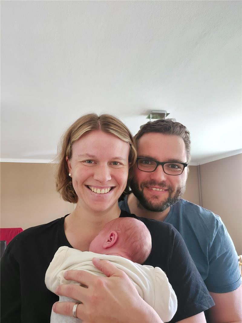 Friederike und Andreas Gubernatis freuen sich auf ihr Familienleben zu dritt. Die kleine Tilda wurde am 21. April geboren. Foto: privat/BSV