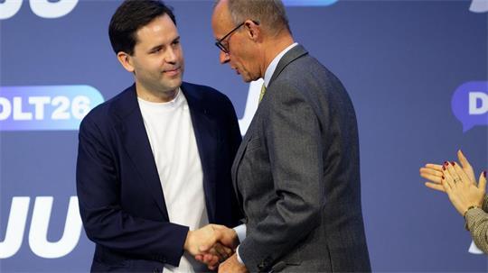 Friedrich Merz und Johannes Winkel verstanden sich diesmal deutlich besser als im vergangenen Jahr.