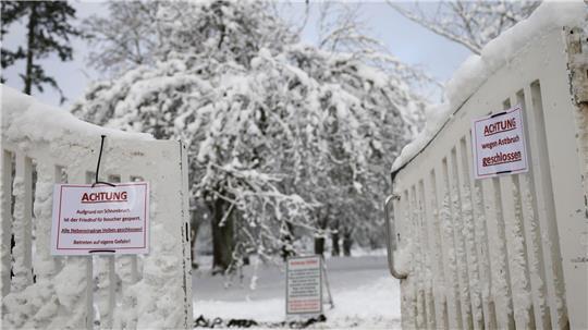 Frost, Eis und Schnee sind bisher kein Hindernis für Bestattungen in Hamburg. (Archivbild) 