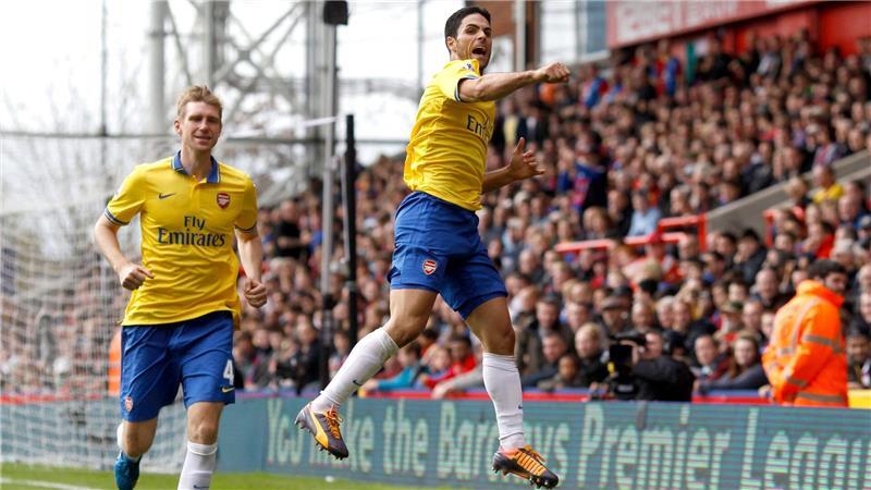 Früher schon Teamkollegen beim FC Arsenal: Per Mertesacker und Mikel Arteta (r).