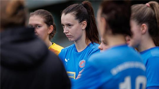 Frust bei den A/O-Spielerin nach der Partie.