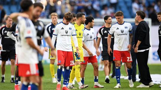 Frust beim HSV nach dem 0:5 gegen Mainz 05