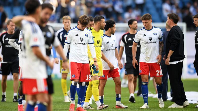 Frust beim HSV nach dem 0:5 gegen Mainz 05