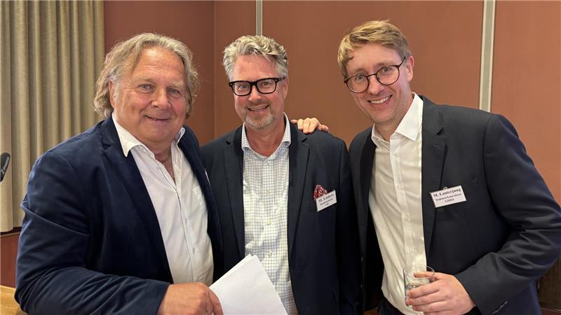 Führten durch das Festprogramm: die Seminarleiter (von links) Martin Gäb, Martin Lüders und Mathias Lauterjung.