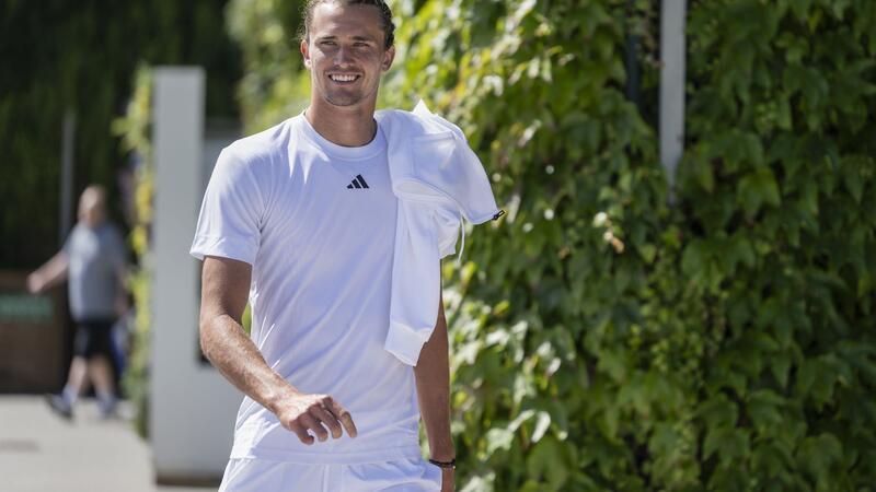 Ablenkung im Garten - Warum Zverev sich wie ein „Kind“ fühlt Für Ablenkung in Wimbledon hat Alexander Zverev gesorgt.