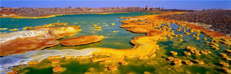 Für Helfried Weyer ist es eine der farbigsten Landschaften der Erde: Die Fumarolen Dallol in der Danakil-Senke in Äthiopien.