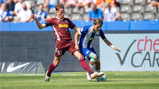 Für Hertha war es das erste Spiel nach dem Abgang von Haris Tabakovic.