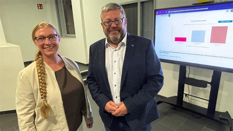 Für Katharina Mewes und Ralf Dessel geht es am 27. September in die Buxtehuder Stichwahl.