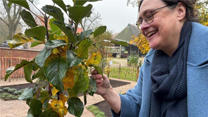 Für Stiftungsvorstand Ruth Meyer ist der Bauerngarten ein lang gehegtes Traumprojekt.