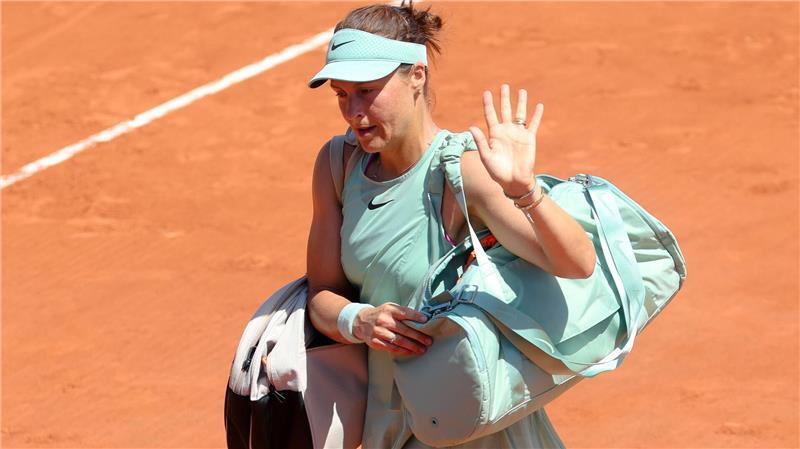 Für Tatjana Maria ist das Turnier schon wieder vorbei.