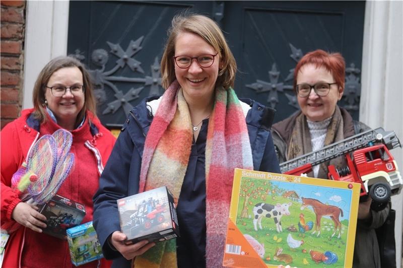 Für Tobe-Kinder, für Technik-Bastler, für Kreative: Die St.-Cosmae-Kirchengemeinde stellt eine große Spielzeug- Spendenaktion auf die Beine und hat dafür schon Unterstützung bekommen. Kinder aus der Ukraine sollen sich neues Spielzeug aussu