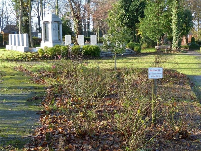 Für den Bereich des Ehrenmals auf dem Friedhof der Kirchengemeinde in Himmelpforten ist die Gemeinde zuständig. Sie wird das Monument ausbessern lassen und das Umfeld neu gestalten.