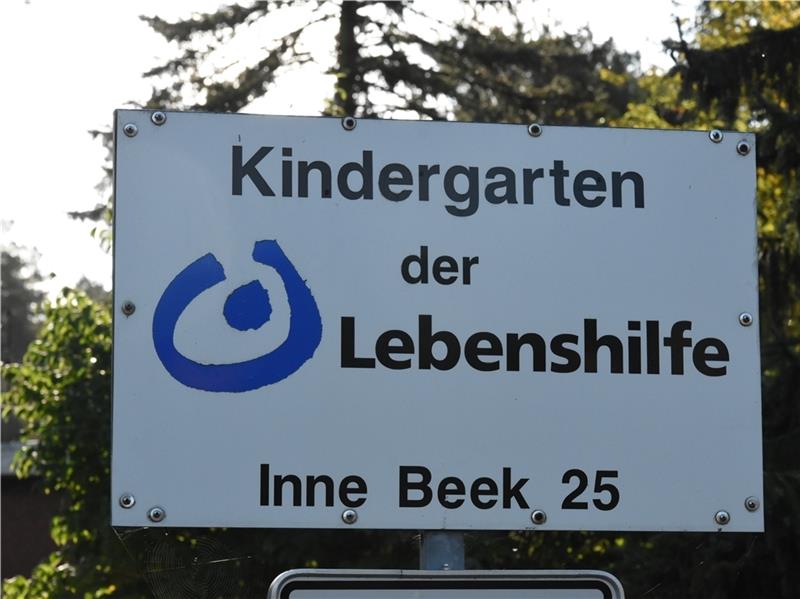 Für den Kindergarten Inne Beek in Immenbeck kündigt die Lebenshilfe ab 1. April eine vierwöchige Schließung von zwei Gruppen an. Foto: Felsch