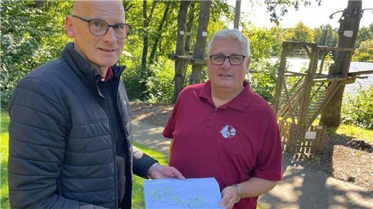Für den neuen Entdecker-Parcours Wingsis-Land gibt es bereits erste Ideen und Pläne, die Patrick Pawlowski und Hauke Scheepker vorstellten.
