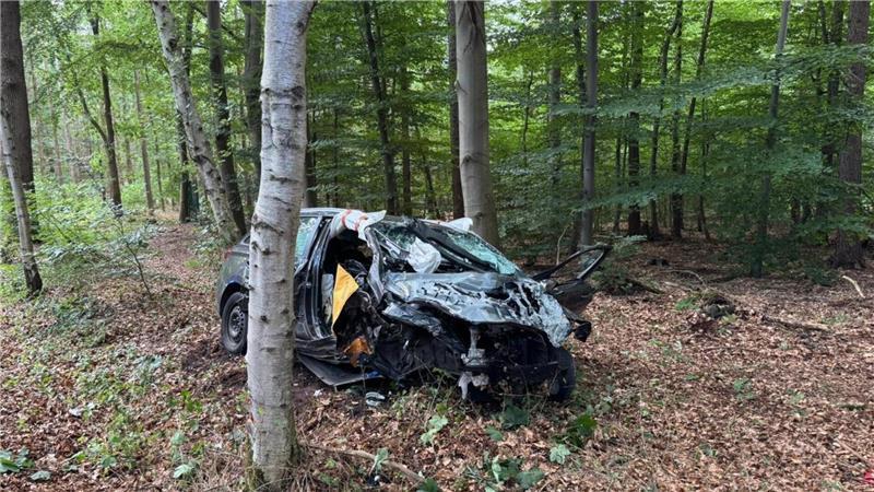 Für die Dauer der Rettungs- und Aufräumarbeiten war die L118 voll gesperrt. 