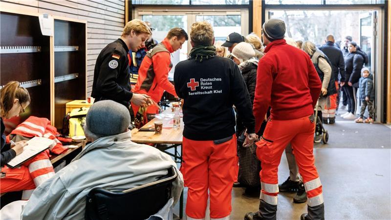 Für die Einwohner, die ihre Häuser und Wohnungen für die Bombenentschärfung verlassen mussten, standen Räume zur Verfügung.