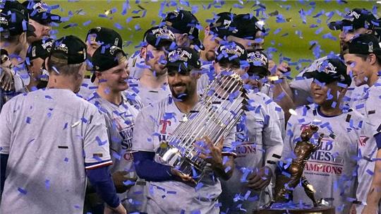 Für die Texas Rangers ist es der erste Titel in ihrer 63-jährigen Geschichte.