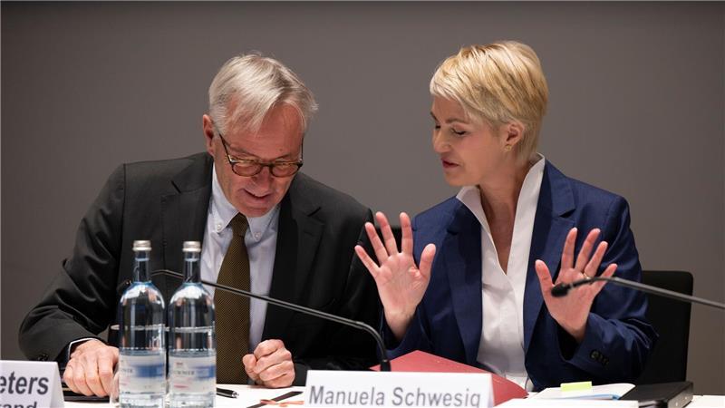 Für die Zeugenvernehmung der Ministerpräsidentin waren mehrere Stunden vorgesehen.