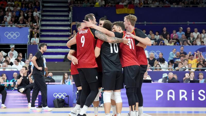 „Opa“ Grozer geht voran: Volleyballer im Viertelfinale Für die deutsche Mannschaft scheint nun viel möglich.