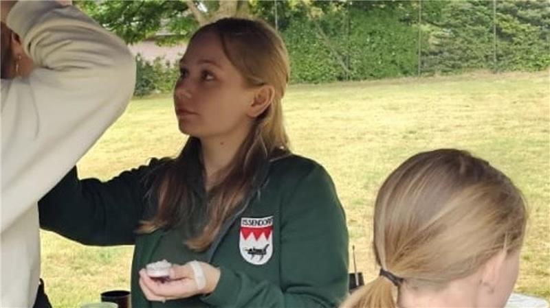 Für ihre Ehrenämter belegte Svenja Mohnen einen Kurs im Kinderschminken.