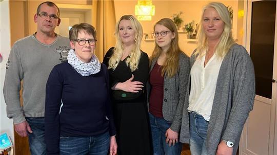 Für sie ist Covid nicht vorbei: Percy Schmüser, Astrid Eckstein, Nadine Beckmann-Kruse, Ann Christin Kläke und Magdalena Schwenke von der Long-Covid-Selbsthilfegruppe.