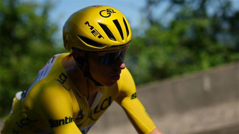 Gab das Gelbe Trikot freiwillig ab: Tour-Topfavorit Tadej Pogacar.