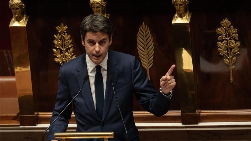 Gabriel Attal will dem französischen Präsidenten Emmanuel Macron in seinem Amt nachfolgen. (Archivbild)