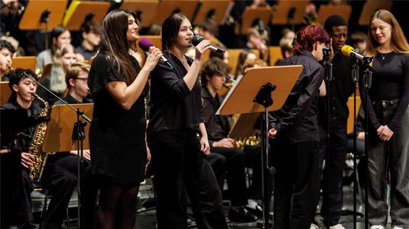 Gehört zum guten Ton dazu: die Bigband der Stader Gymnasien.