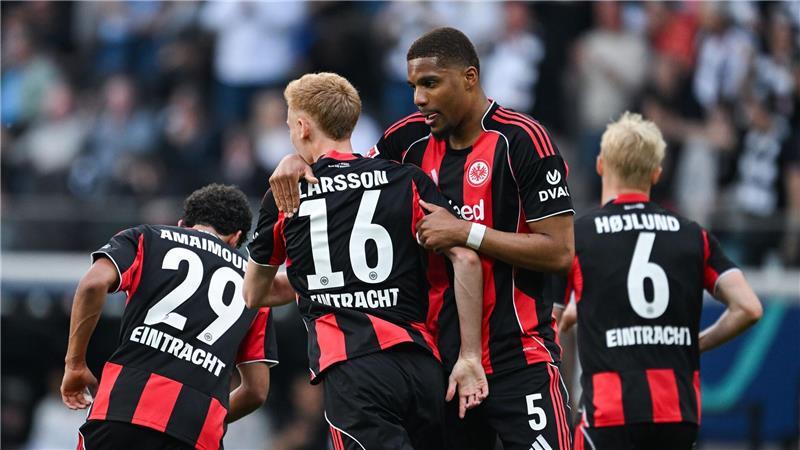 Gehörte zu den besten Frankfurtern: Torschütze Hugo Larsson.