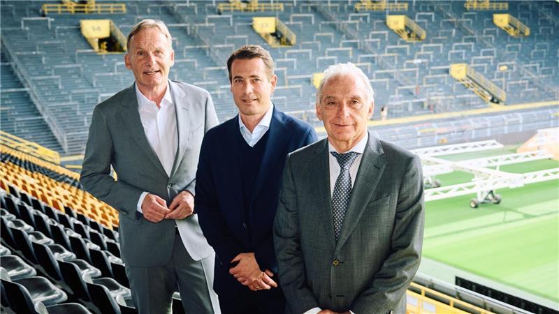 Langer Wahlkampf droht: Watzke kandidiert als BVB-Präsident Gemeinsam auf einem Bild dürfte man Hans-Joachim Watzke (l) und Reinhold Lunow (r) derzeit kaum mehr sehen