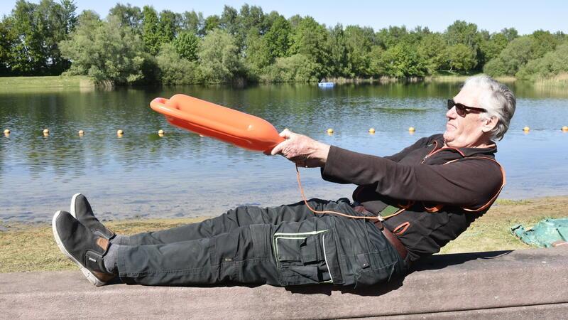 Gemeinsam mit seiner Frau betreibt Klaus Kläre den Badesee in Fredenbeck